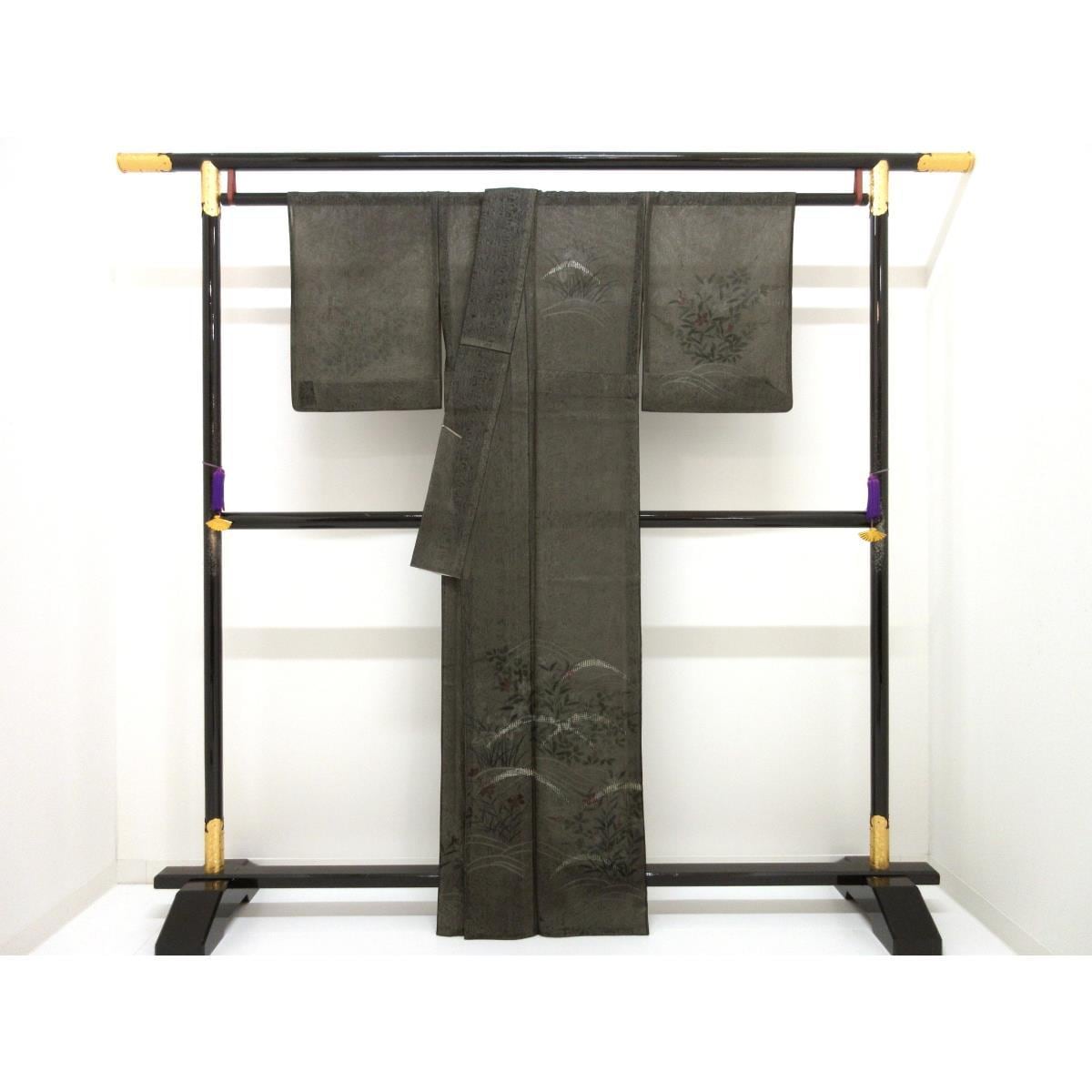 単衣　紗合せ訪問着