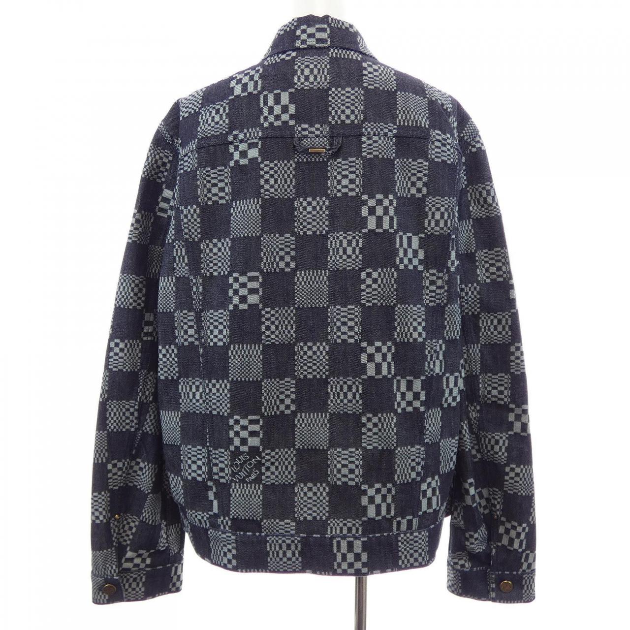 ルイヴィトン LOUIS VUITTON ディストーテッドダミエデニムジャケット HLA50WEW2 デニムジャケット