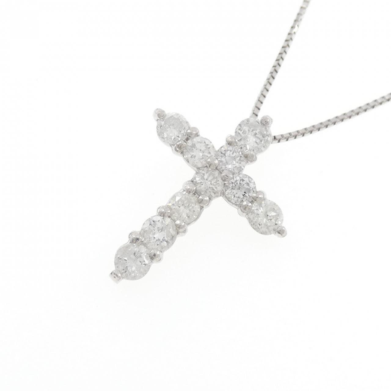 PT900/PT850 ダイヤモンド ネックレス 1.00CT