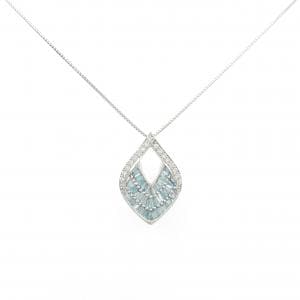 ジーエスティービー ダイヤモンド ネックレス 0.65CT
