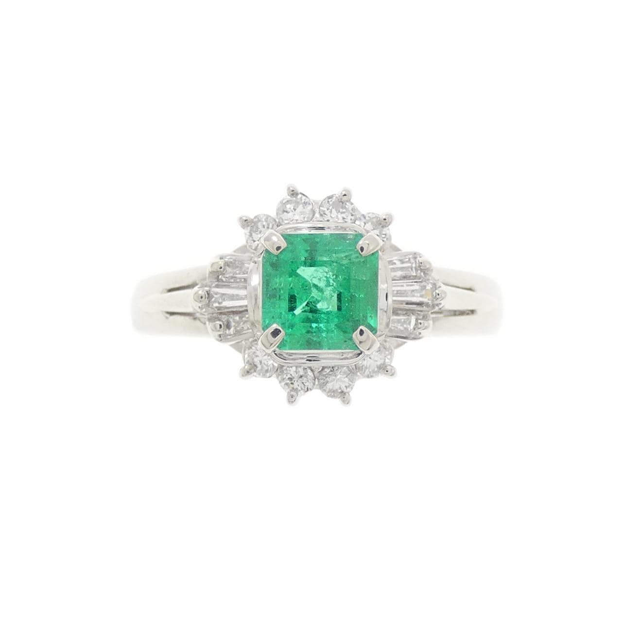 PT900 エメラルド リング 0.47CT