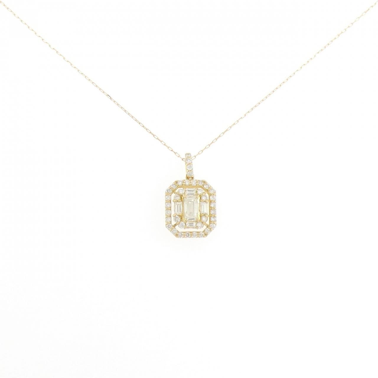 【新品】K18YG ダイヤモンド ネックレス 0.50CT