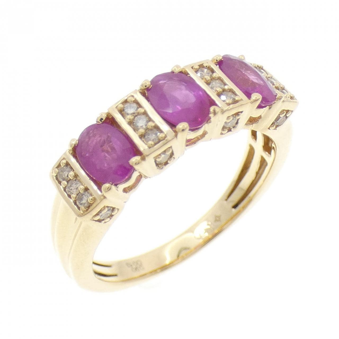 ジーエスティービー ルビー リング 0.90CT