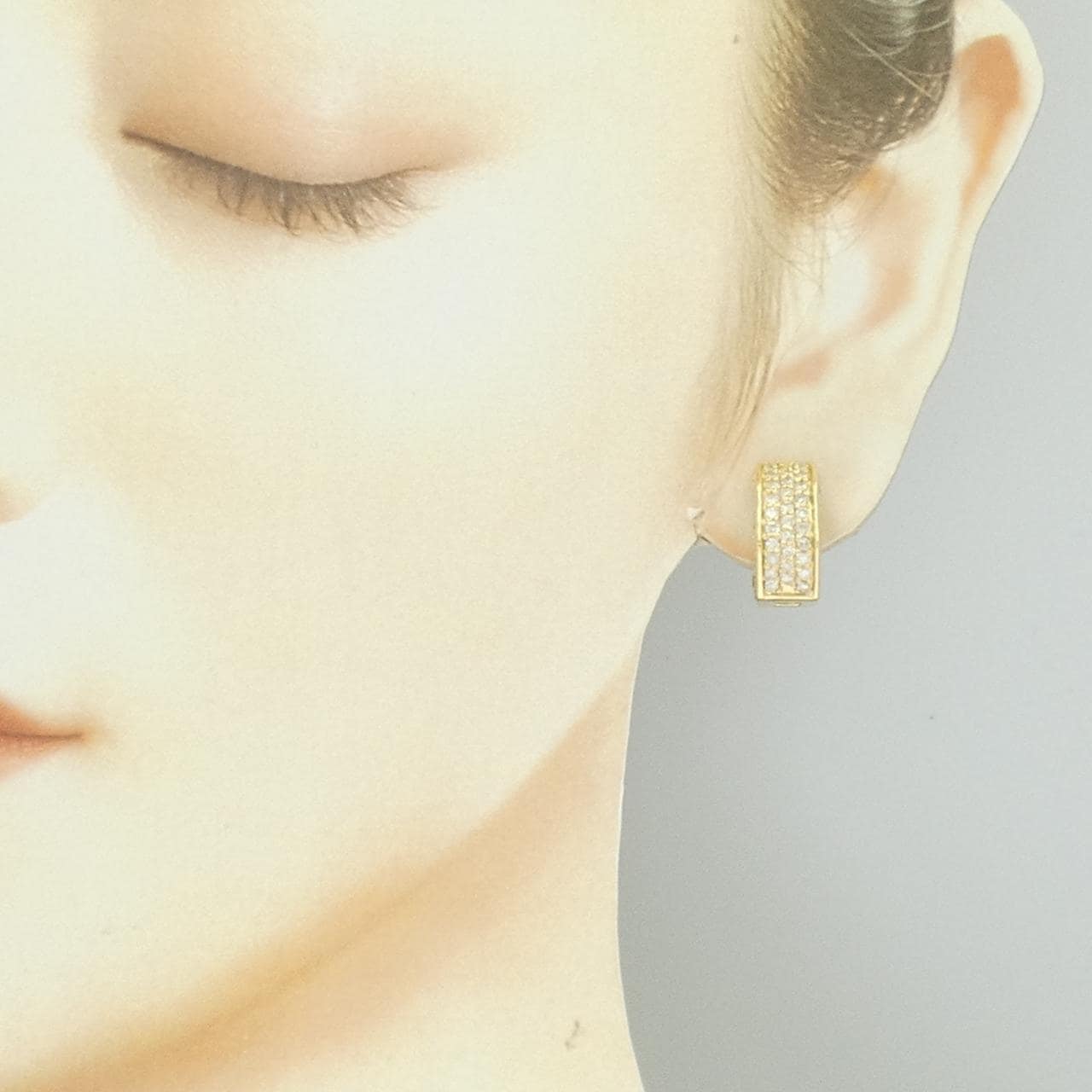 K18YG ダイヤモンド ピアス/イヤリング 1.58CT
