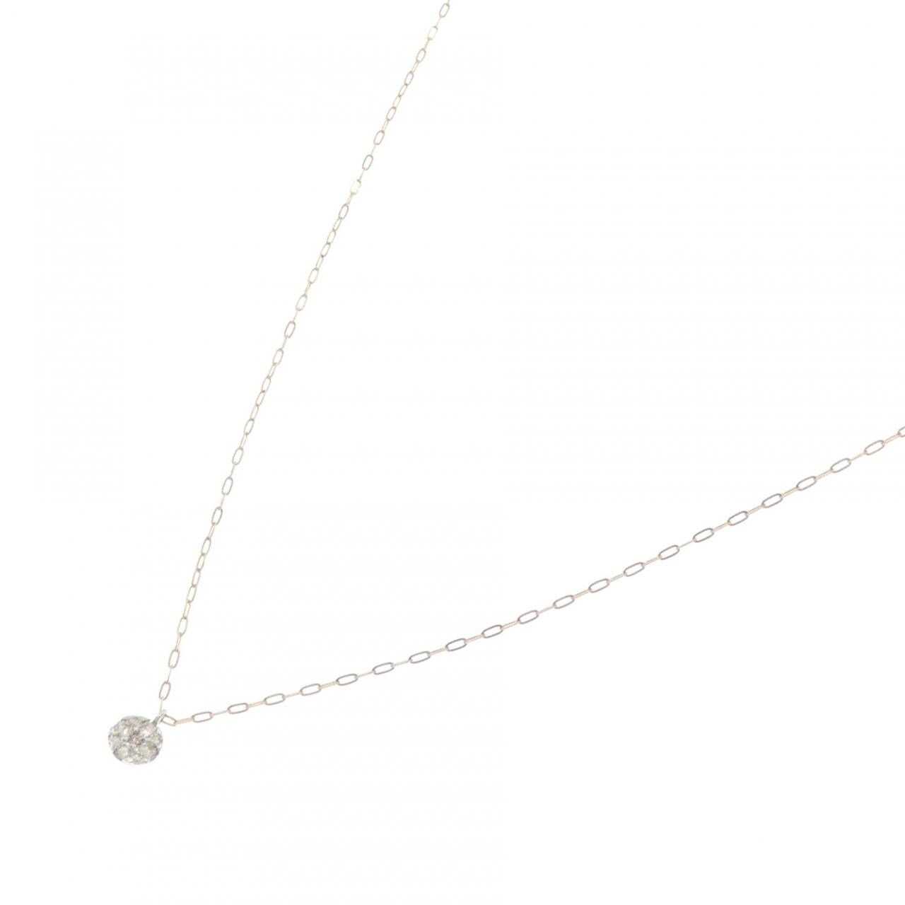 アガット ダイヤモンド ネックレス 0.08CT