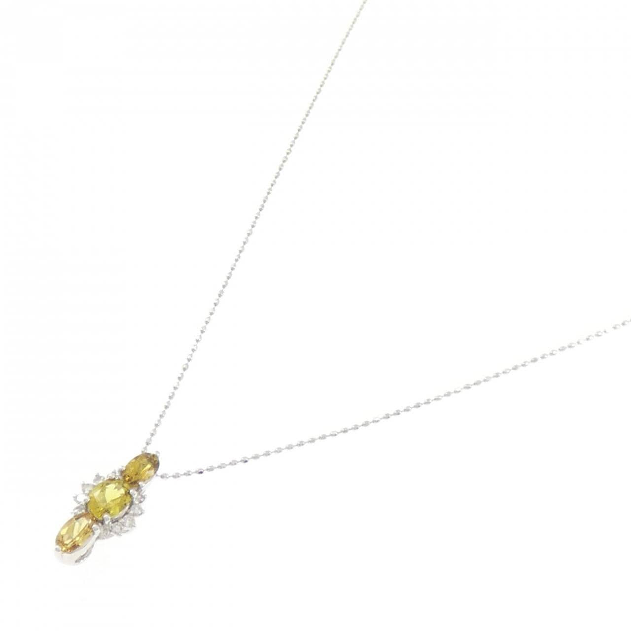 K18WG トルマリン ネックレス 0.67CT