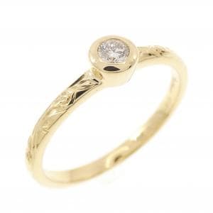 K18YG ダイヤモンド リング 0.10CT