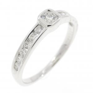 K18WG ダイヤモンド リング 0.10CT