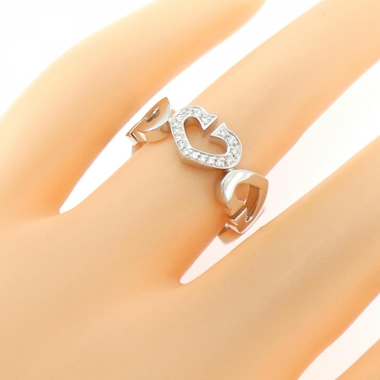 Cartier C heart 1P 戒指
