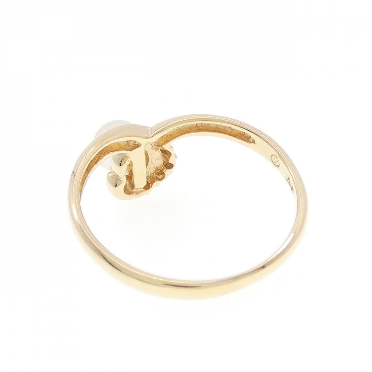 K18YG アコヤパール リング 4.6mm