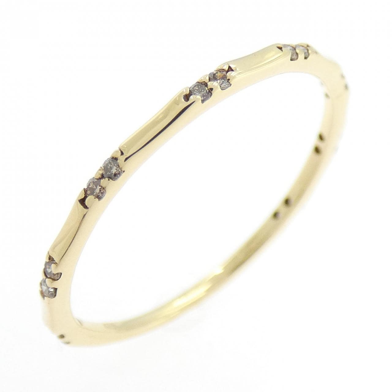K18YG ダイヤモンド リング 0.08CT