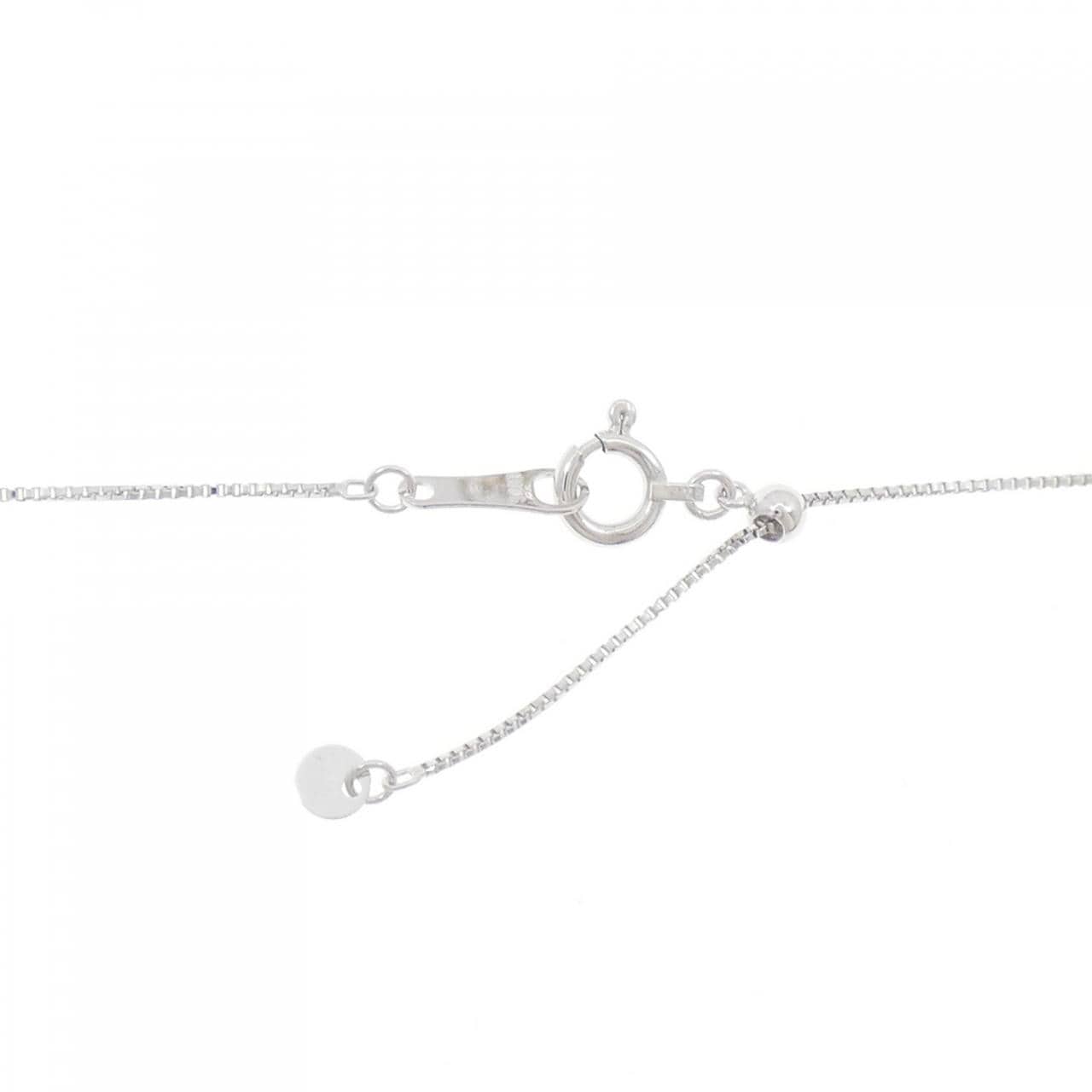 K18WG ダイヤモンド ネックレス 0.25CT