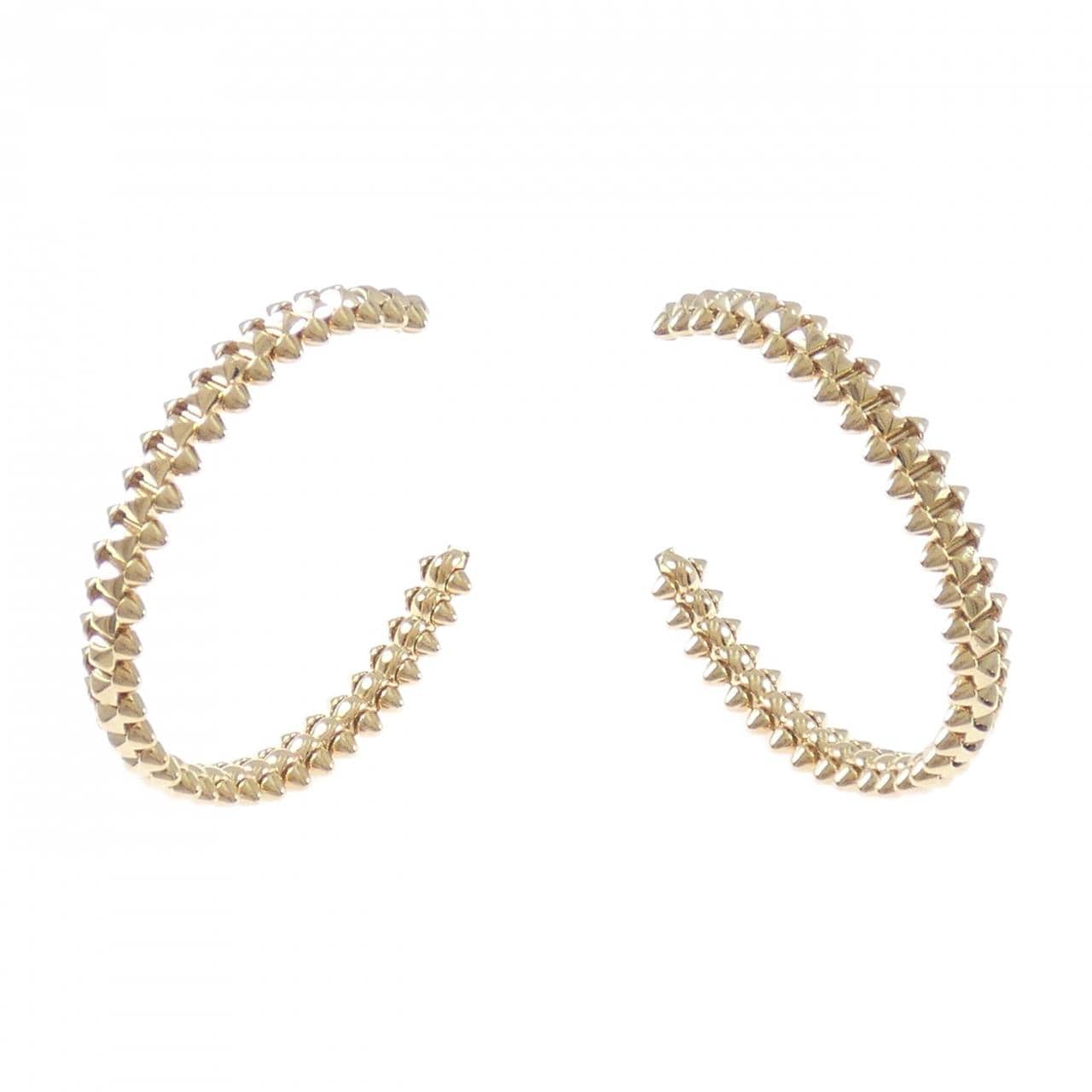 カルティエ クラッシュ フープ スモール ピアス