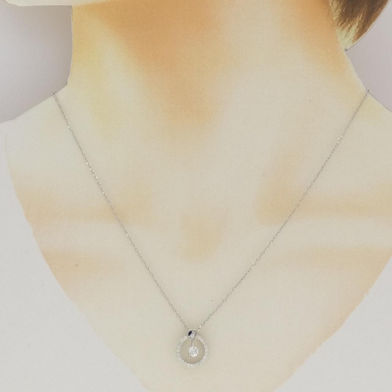 PT900/PT850 ダイヤモンド ネックレス 0.18CT