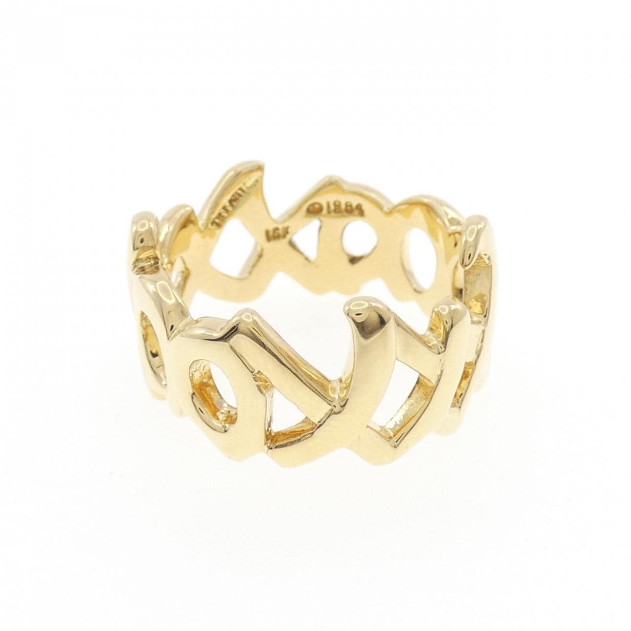 【ヴィンテージ】ティファニー ラブ&キス リング