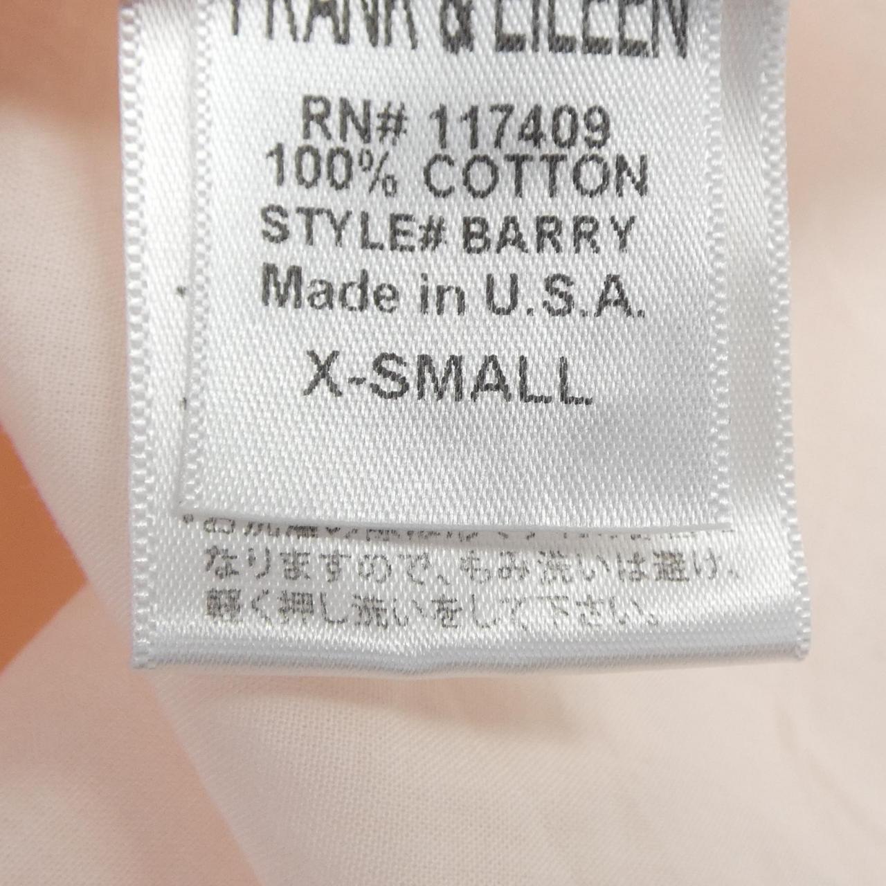 フランクアンドアイリーン FRANK&EILEEN シャツ