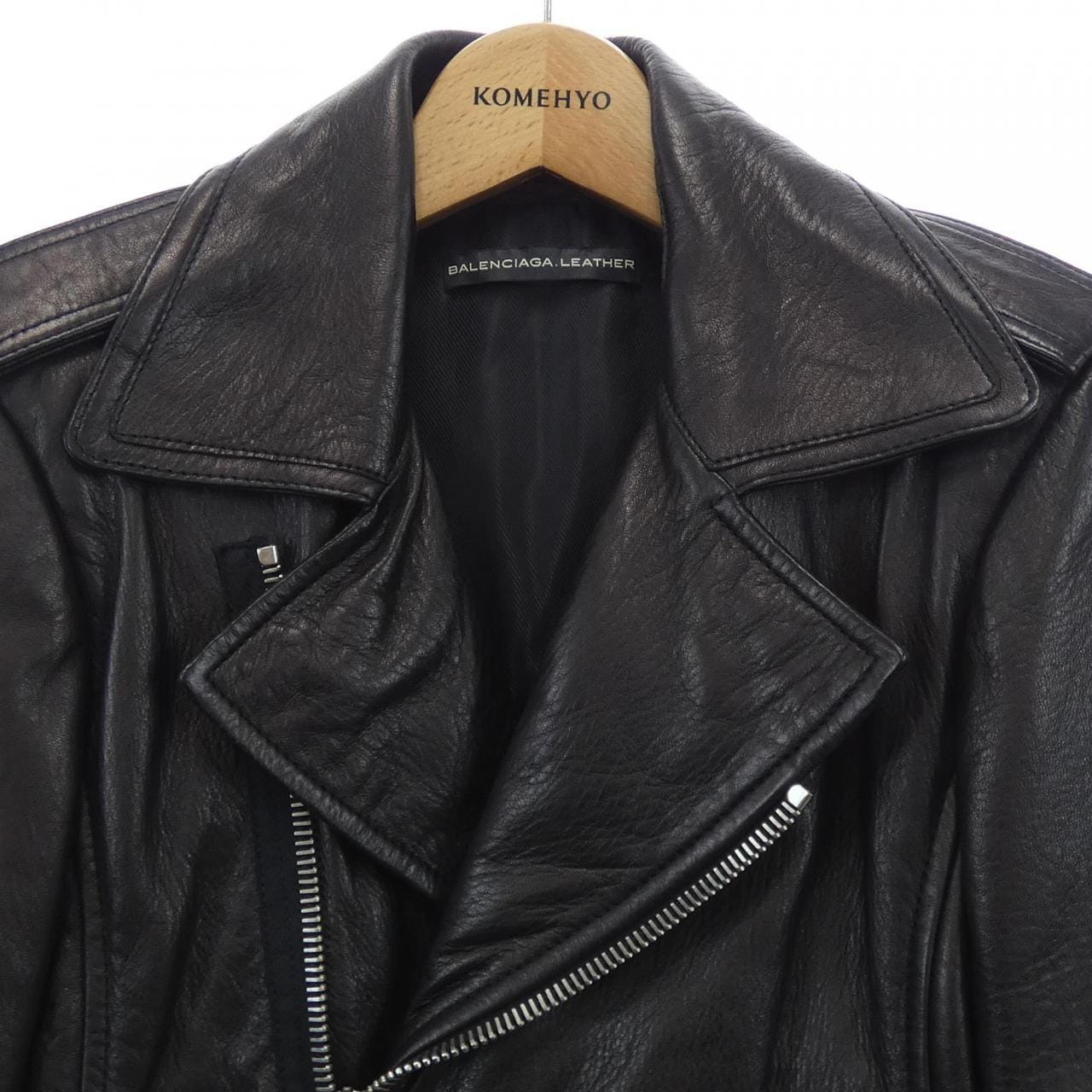バレンシアガ BALENCIAGA 256302 レザーライダースジャケット