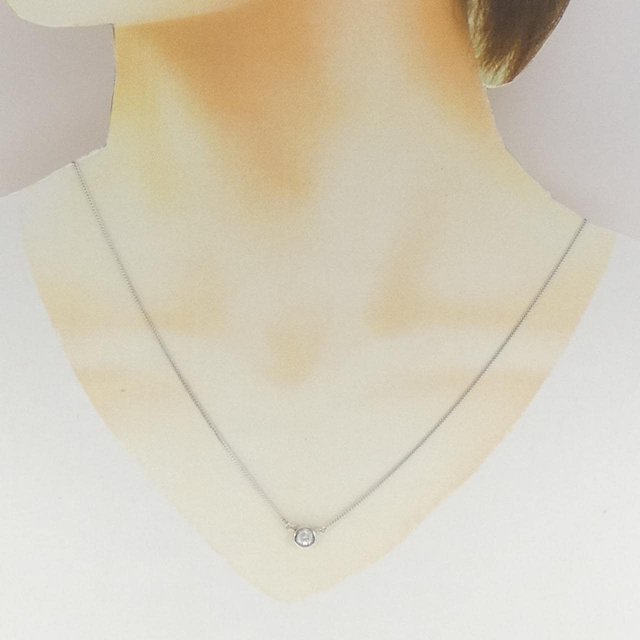 PT850 ダイヤモンド ネックレス 0.29CT