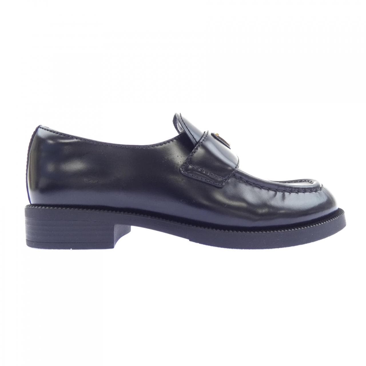 プラダ PRADA ブラッシュドレザー トライアングルロゴ 1D329N シューズ