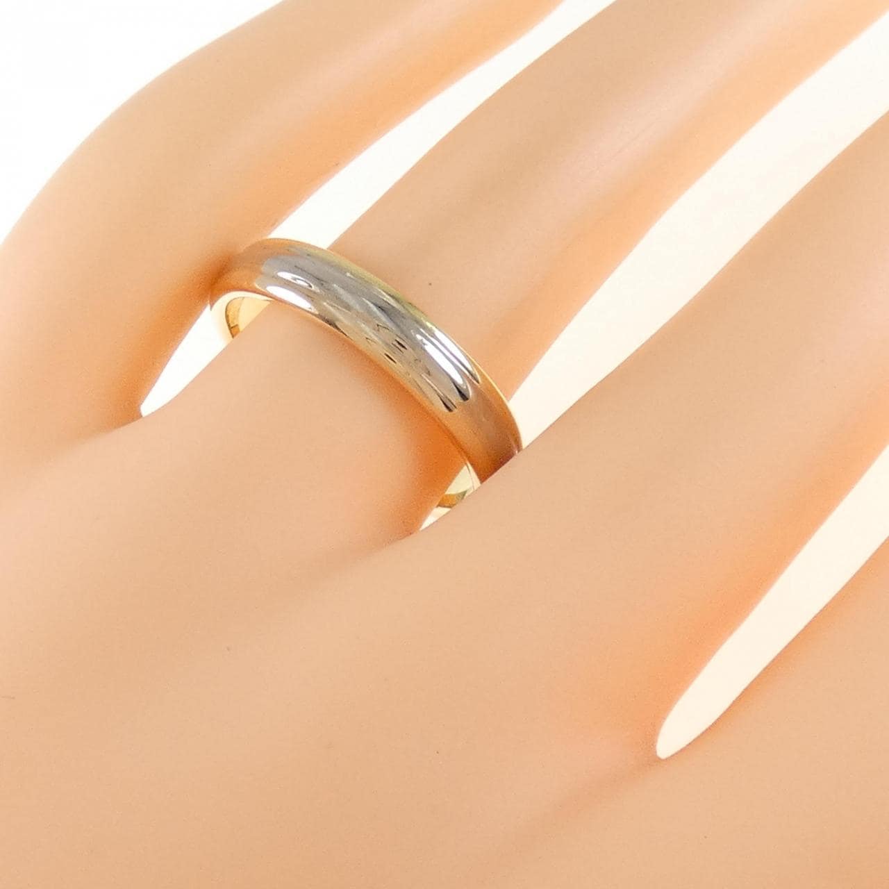 Cartier三色结婚戒指