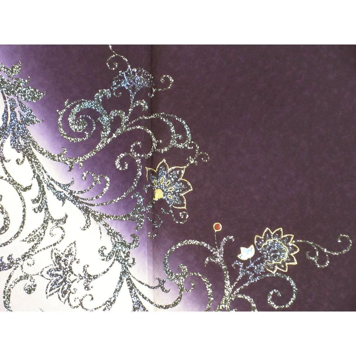 訪問着　【藤本隆士】螺鈿入り　身幅２Ｌ寸