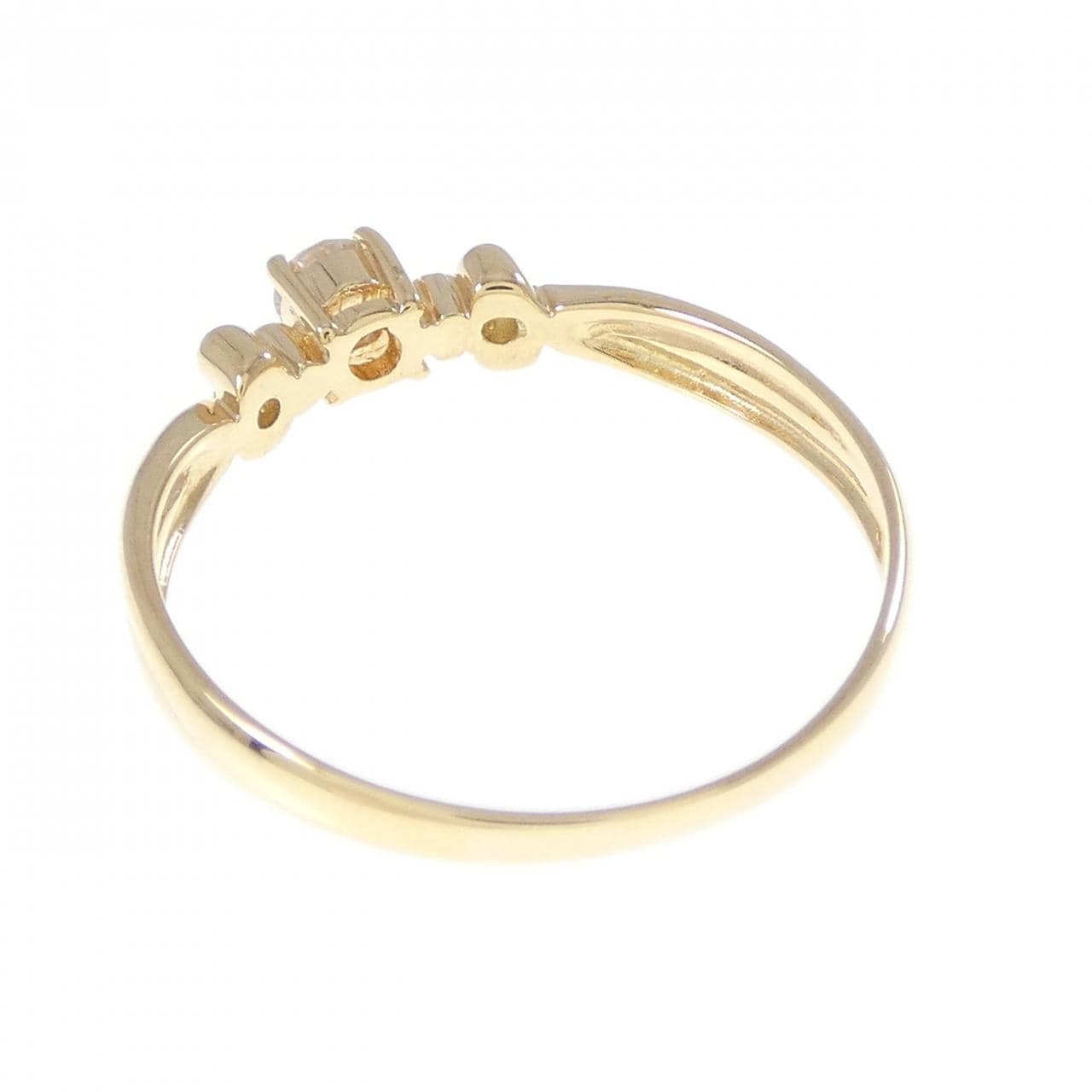 K18YG ダイヤモンド リング 0.10CT