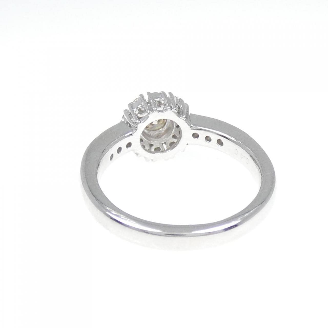 K14WG ダイヤモンド リング 0.40CT
