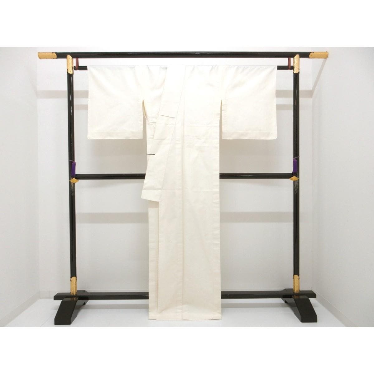 【未使用品】単衣　お召織　色無地
