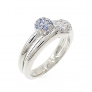 PT900 サファイヤ リング 0.16CT