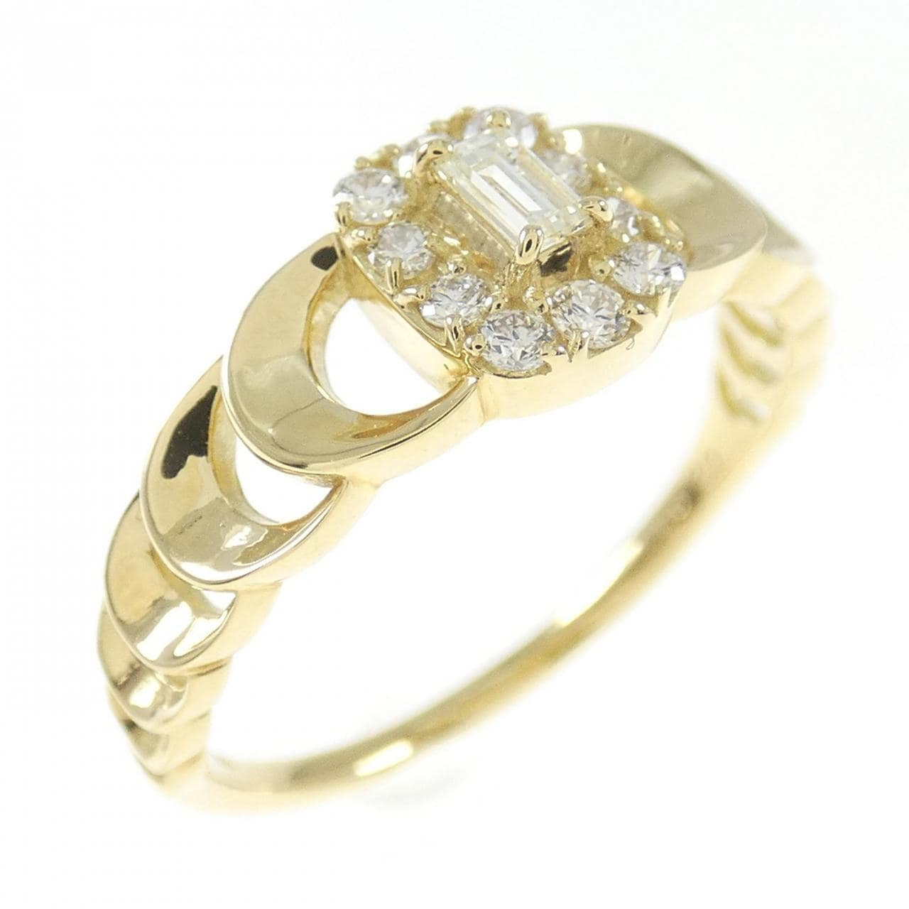 【新品】K18YG ダイヤモンド リング 0.20CT