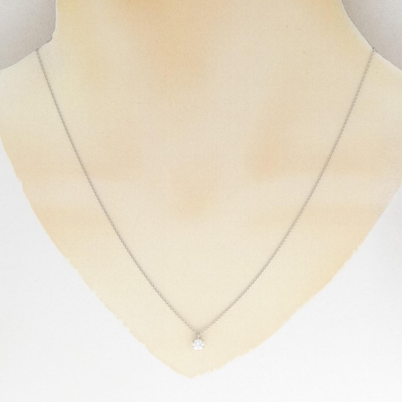 【リメイク】PT900/PT850 ダイヤモンド ネックレス 0.244CT F VS1 EXT