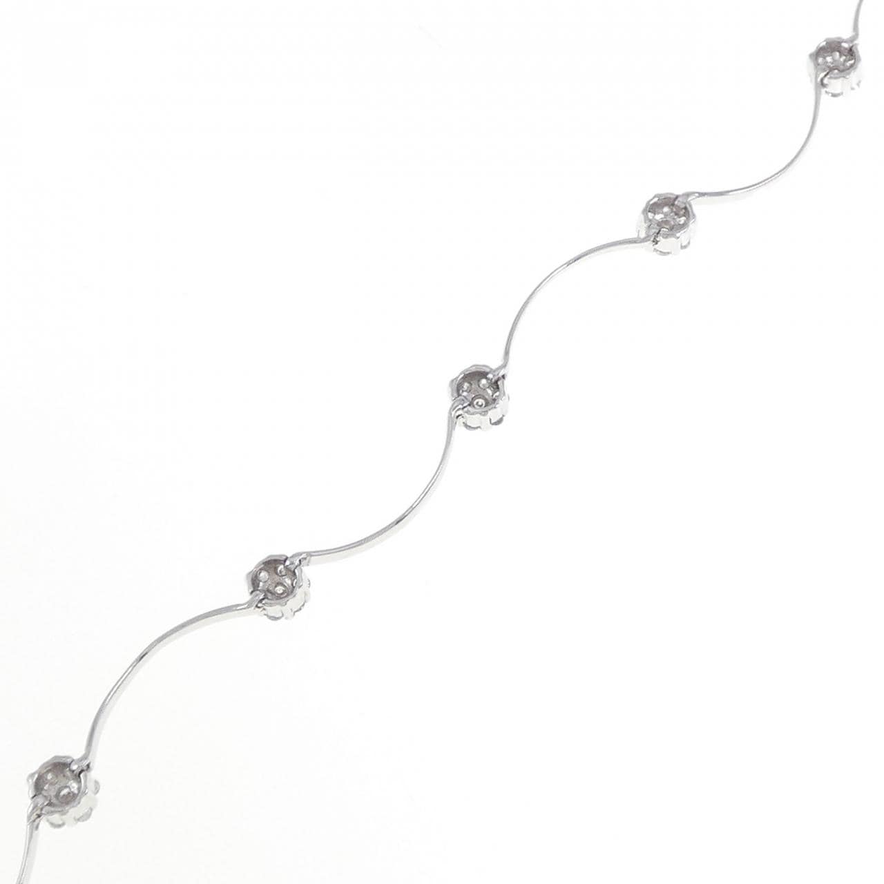 K18WG Diamond Bracelet 0.66CT