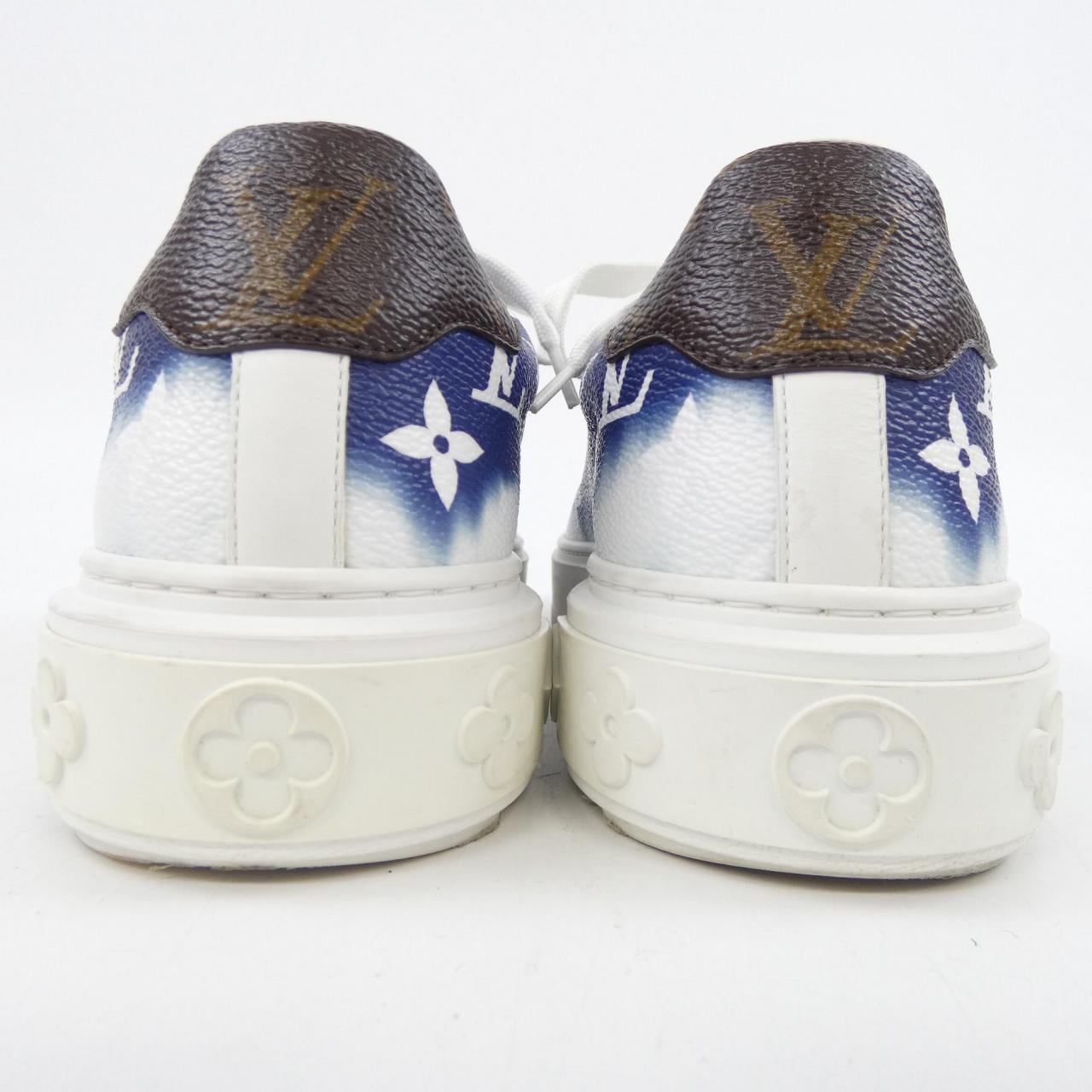 ルイヴィトン LOUIS VUITTON パテントモノグラムキャンバス LV エスカル タイムアウト･ライン スニーカー