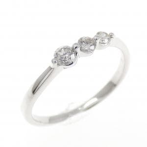 K18WG ダイヤモンド リング 0.16CT