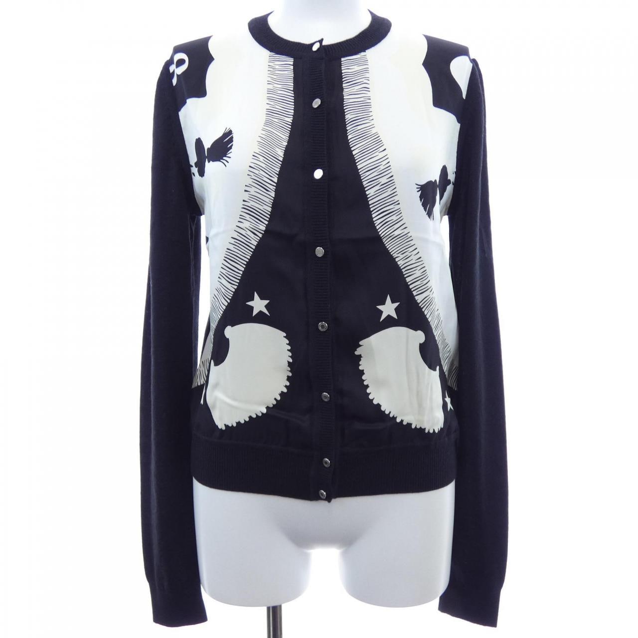 エルメス HERMES POSTE ET CAVALERIE *16-7759 ツイルレーヌ カーディガン