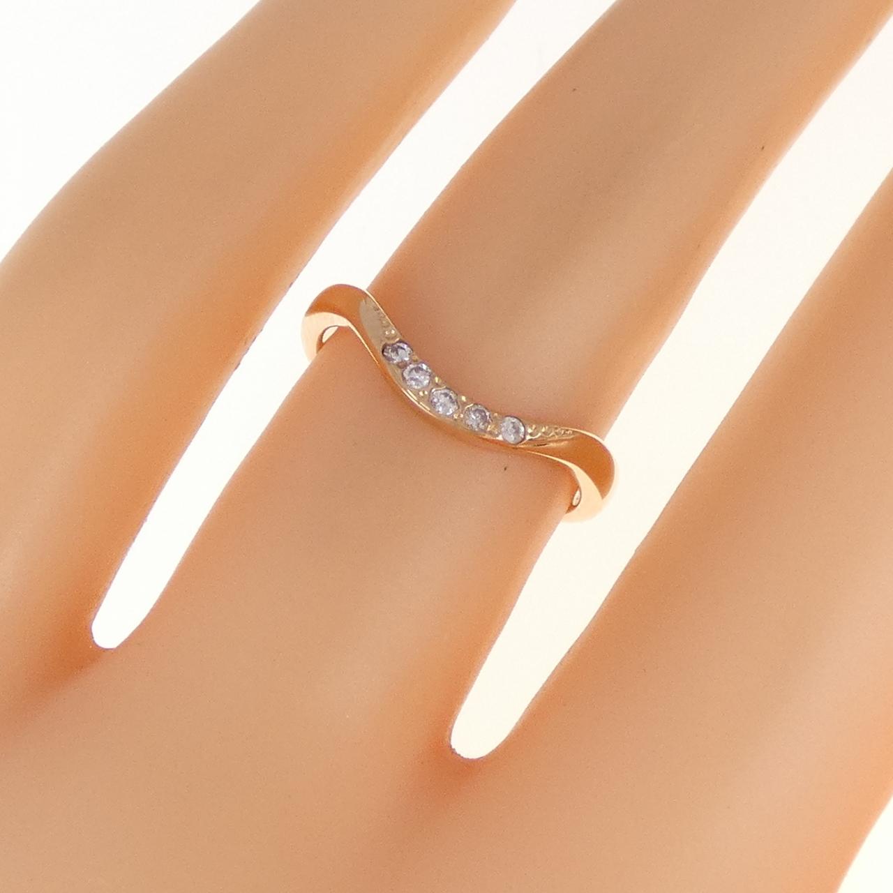 K18PG ダイヤモンド リング 0.07CT