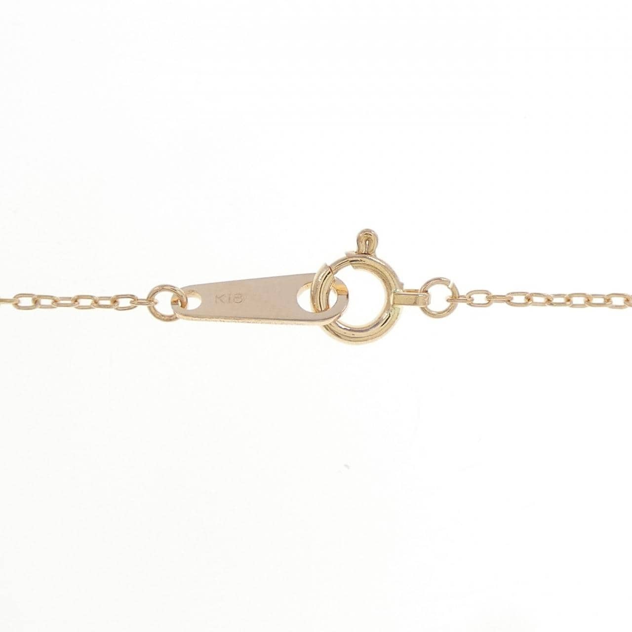 K18PG ダイヤモンド ネックレス 0.03CT