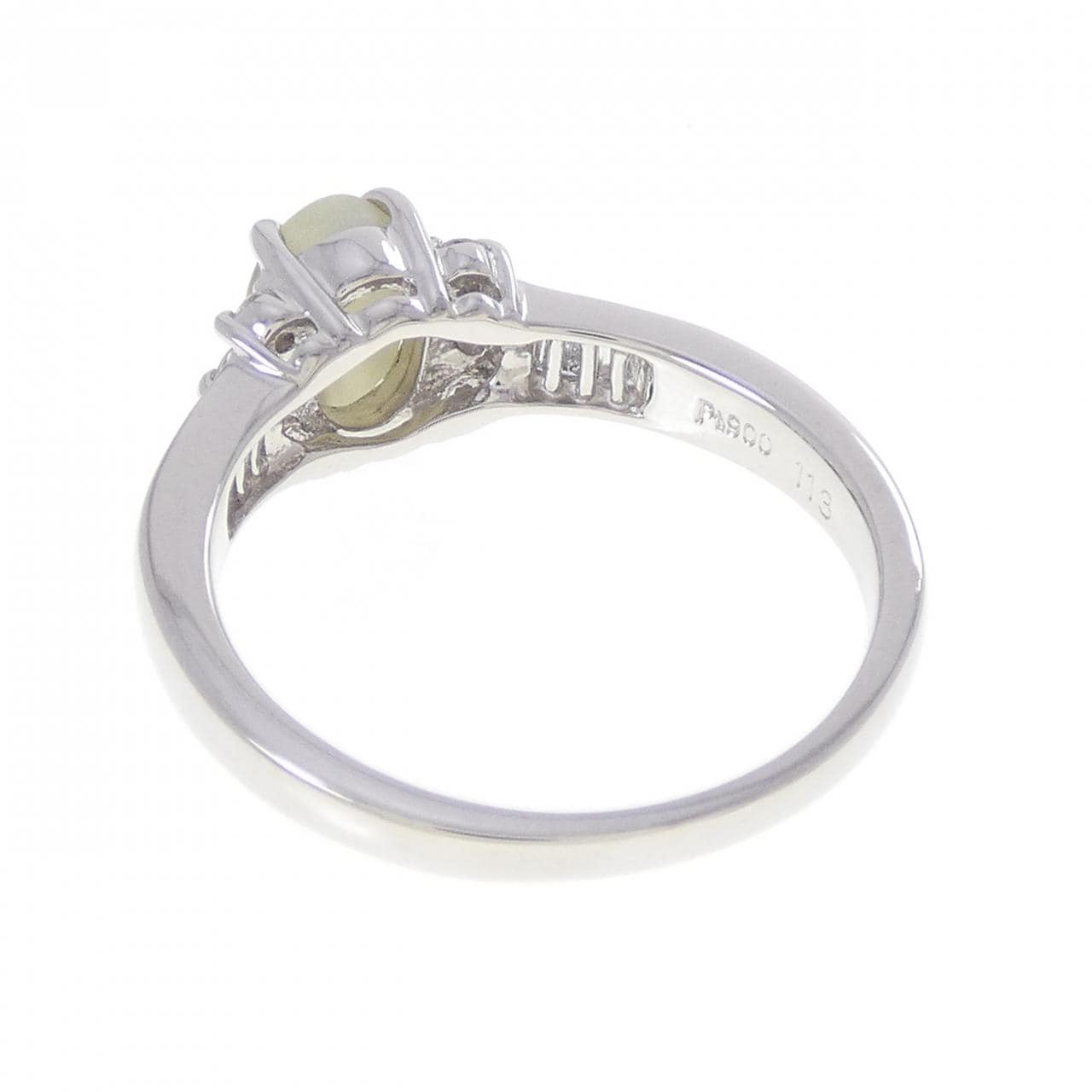 PT900 クリソベリルキャッツアイ リング 1.13CT