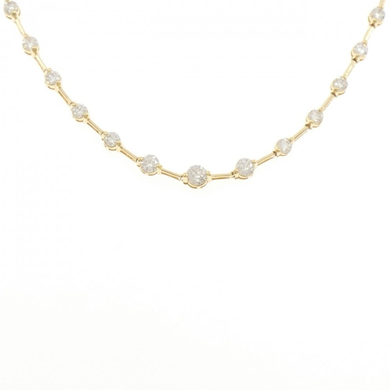 K18YG ダイヤモンド ネックレス 3.00CT