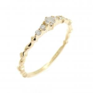 アガット ダイヤモンド リング 0.08CT