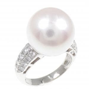 PT900 白蝶パール リング 14.5mm
