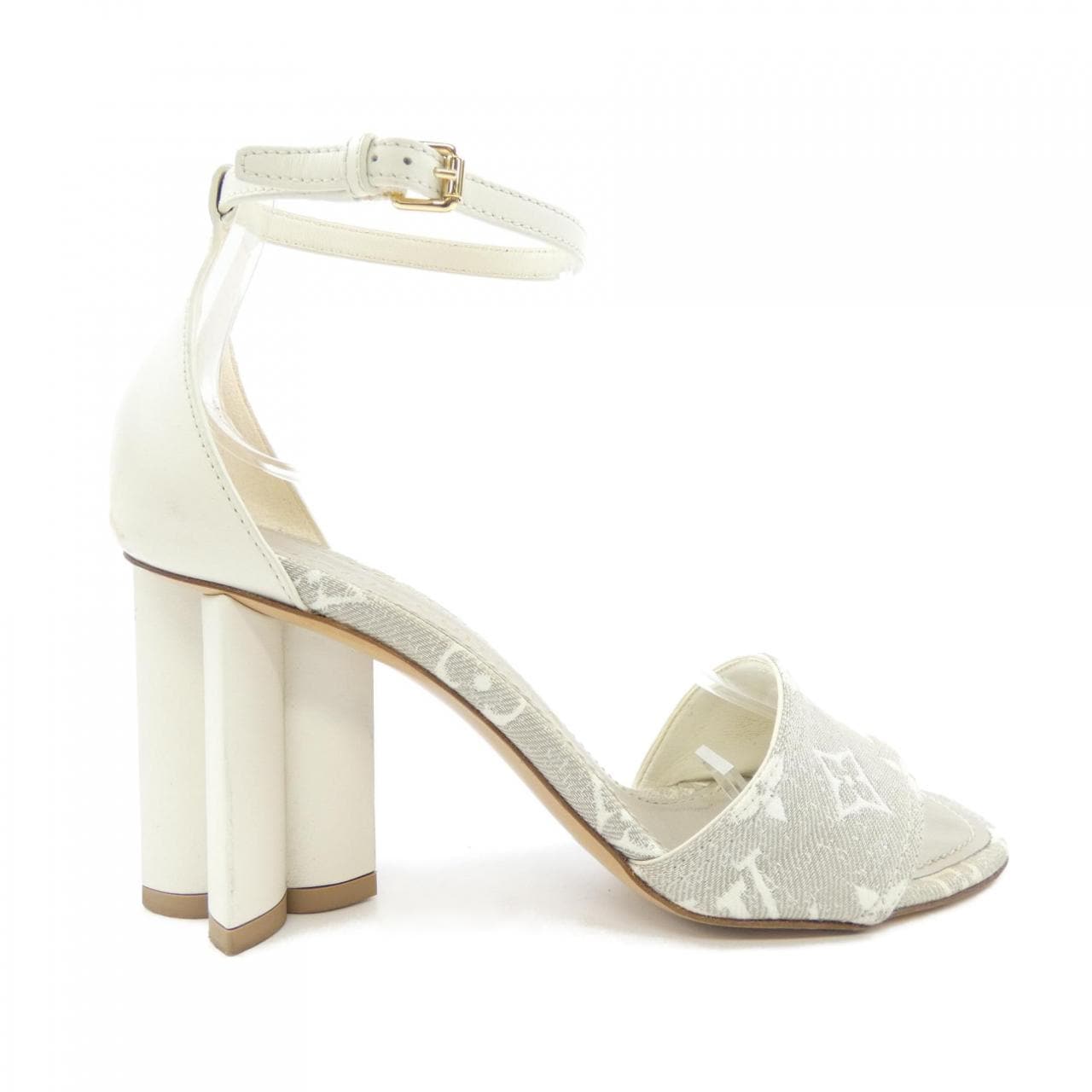 ルイヴィトン LOUIS VUITTON 日本限定、モノグラムデニム シルエットライン サンダル