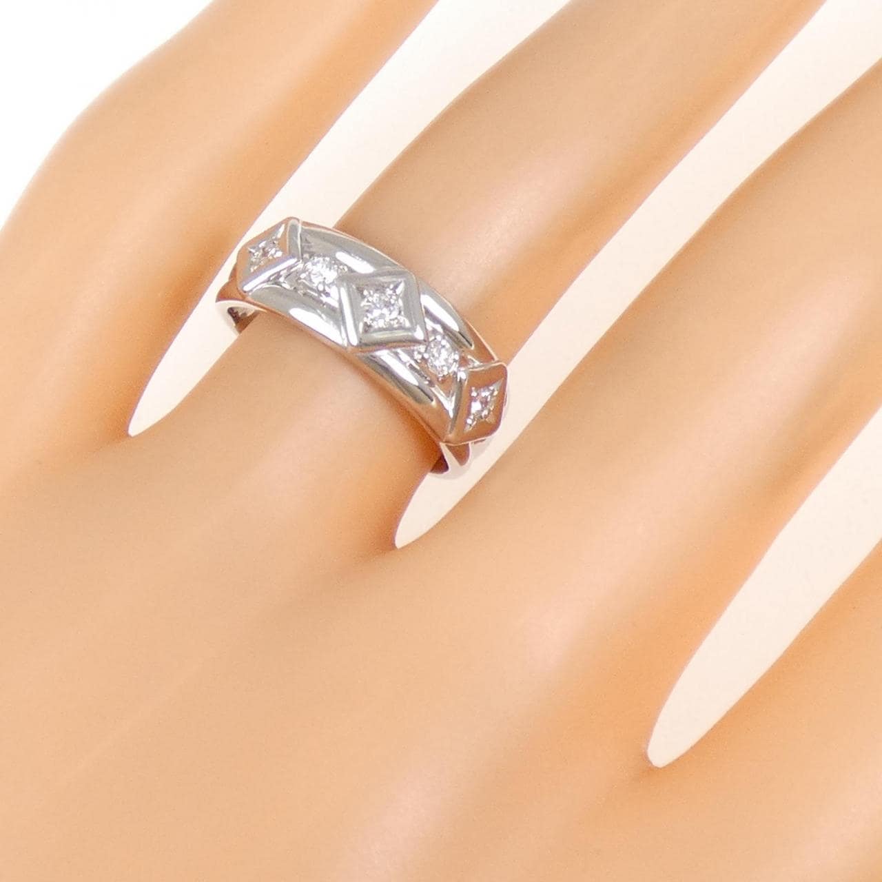 PT900 ダイヤモンド リング 0.16CT