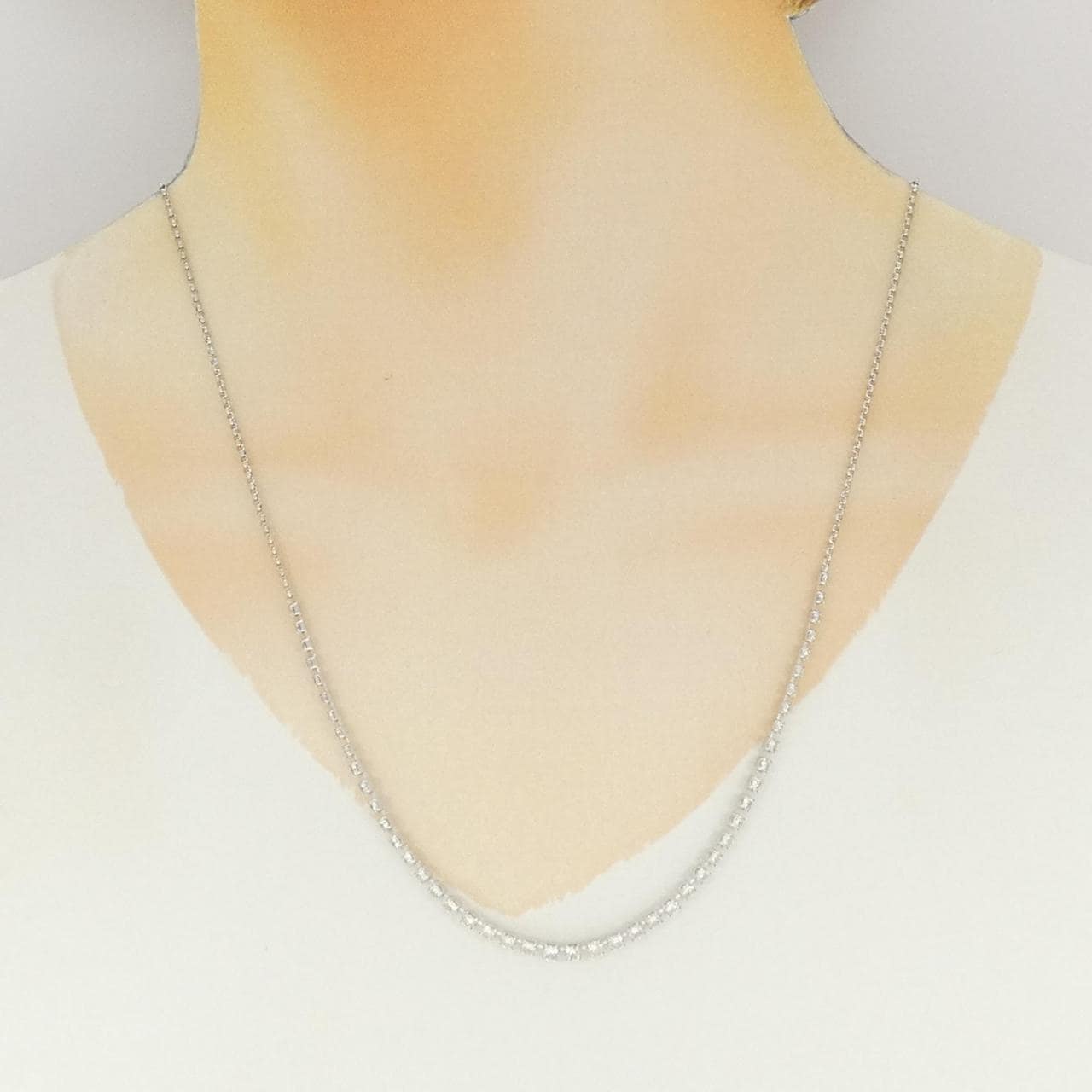 PT850 ダイヤモンド ネックレス 2.00CT