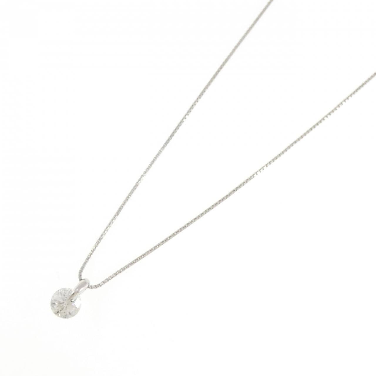 PT900/PT850 ソリティア ダイヤモンド ネックレス 2.018CT