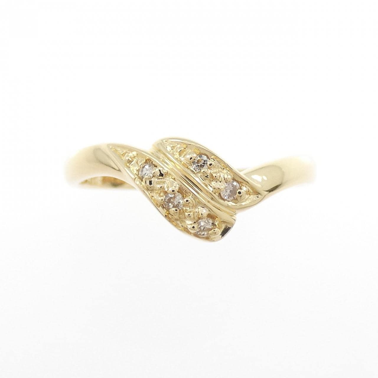 K18YG ダイヤモンド リング 0.05CT