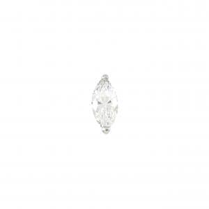 PT900 ダイヤモンド ピアス 0.230CT D SI2 マーキスカット 片耳