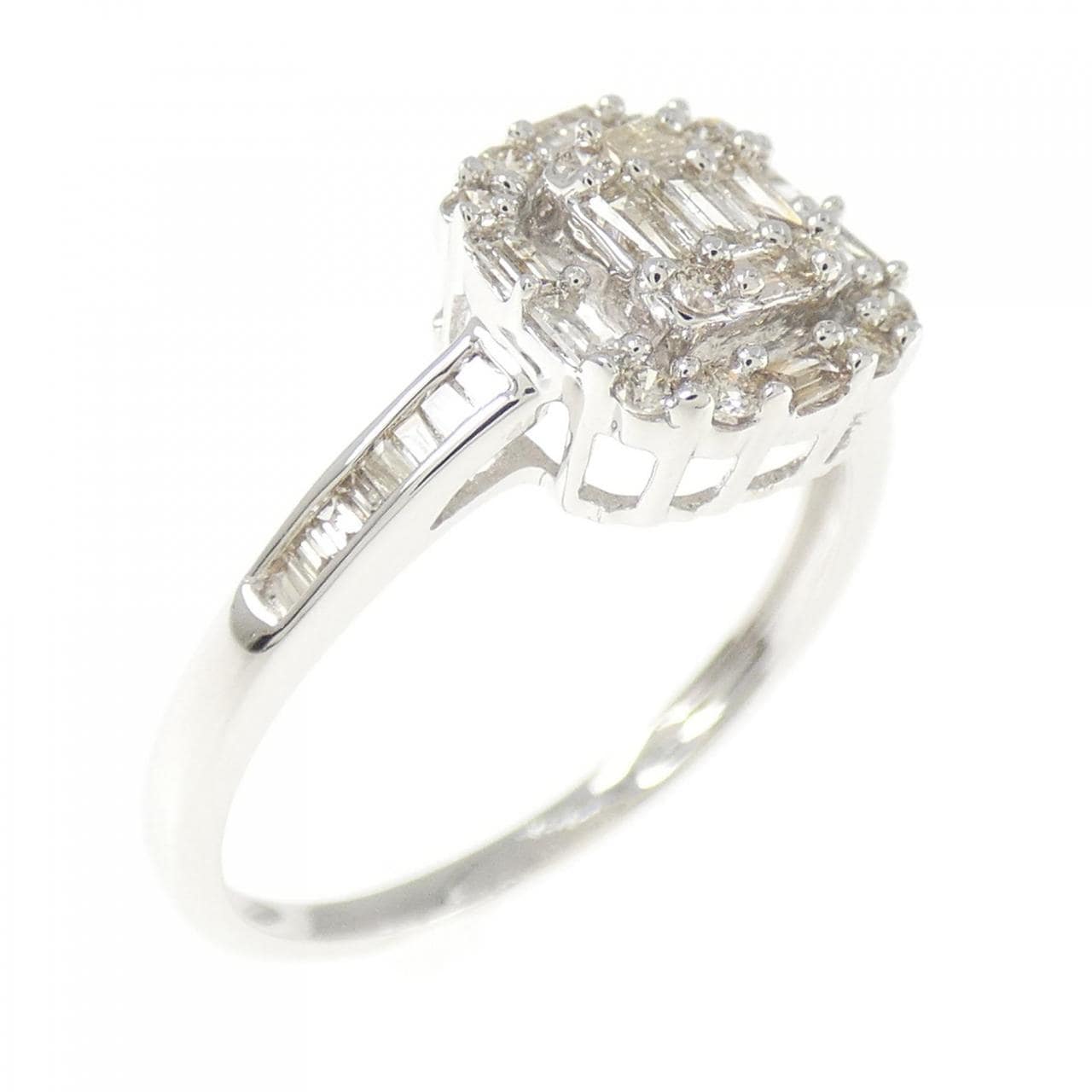 K18WG ダイヤモンド リング 0.30CT