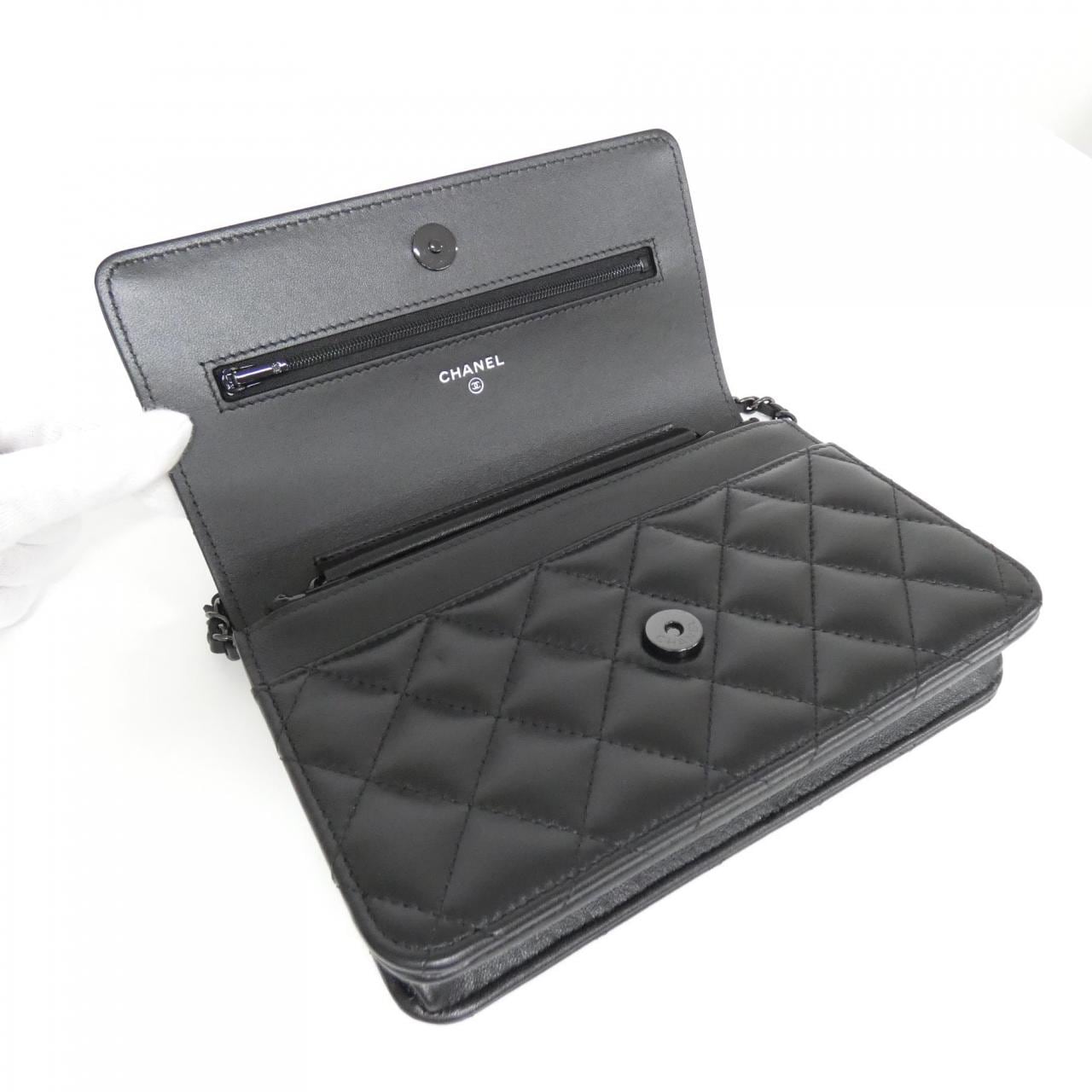 シャネル タイムレスクラシック ライン AP0250 チェーンウォレット