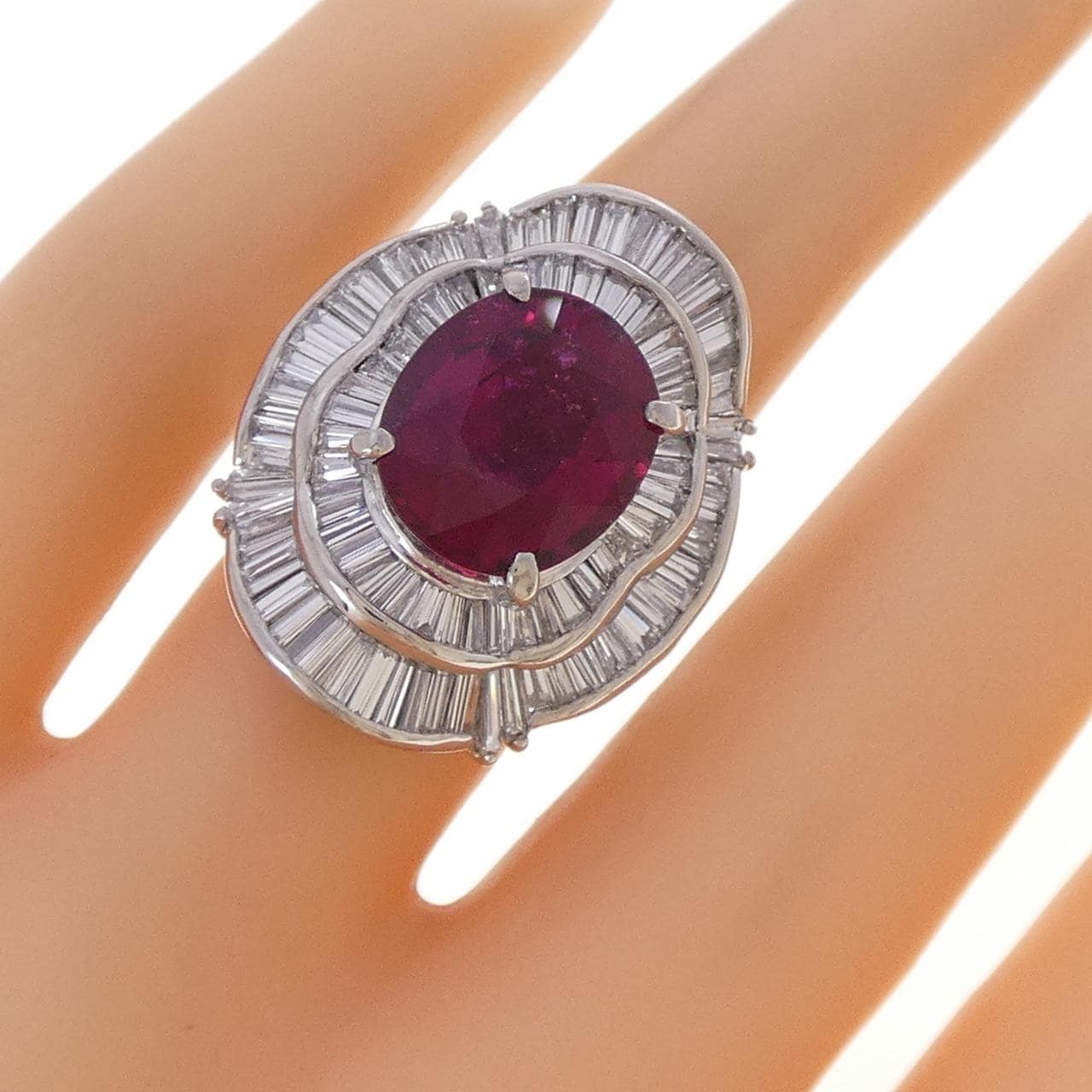 PT900 ルベライトトルマリン リング 4.85CT